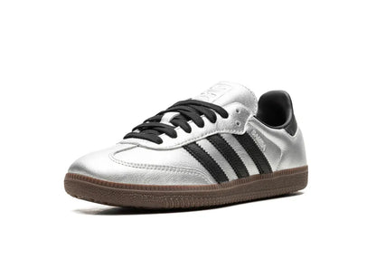 adidas Samba OG Silver Metallic Black Gum (Women's)