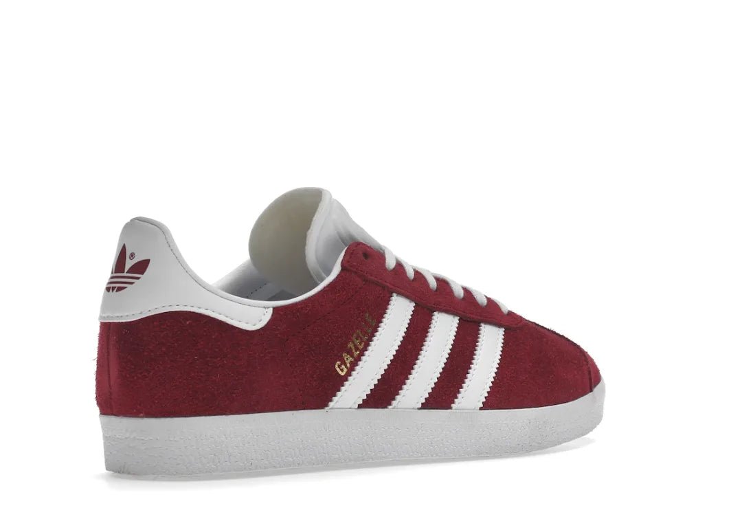 Adidas Gazelle Collegiate Burgundy White - PLUGSNEAKRS