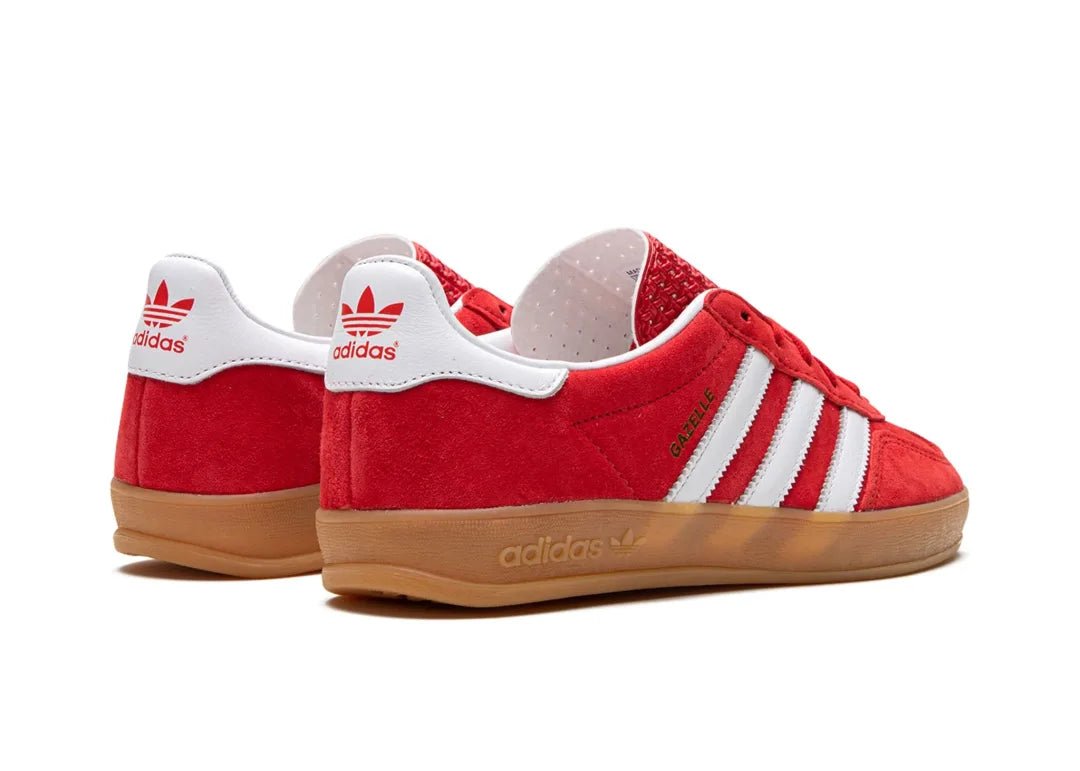 Adidas Gazelle Scarlet Cloud White - PLUGSNEAKRS