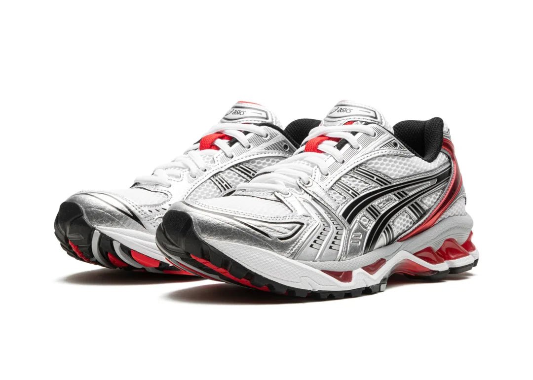 ASICS Gel-Kayano 14 White Classic Red - PLUGSNEAKRS