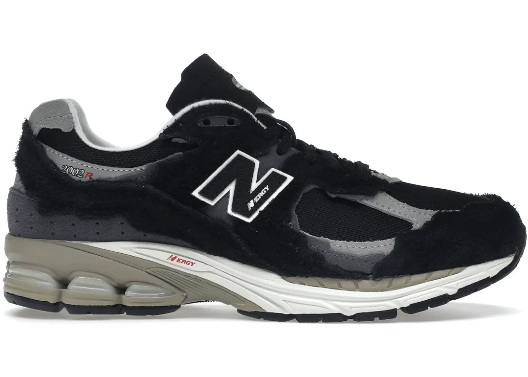 New Balance 2002R Protection Pack Black Grey - PLUGSNEAKRS