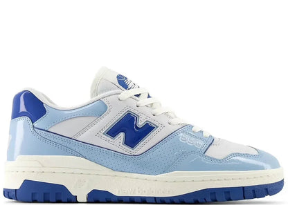 New Balance 550 Chrome Blue Patent - PLUGSNEAKRS