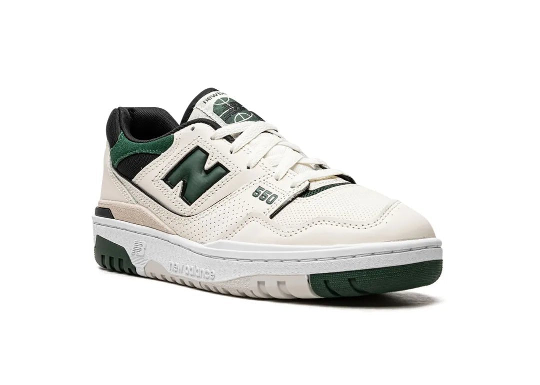 New Balance 550 Sea Salt Pine Green - PLUGSNEAKRS