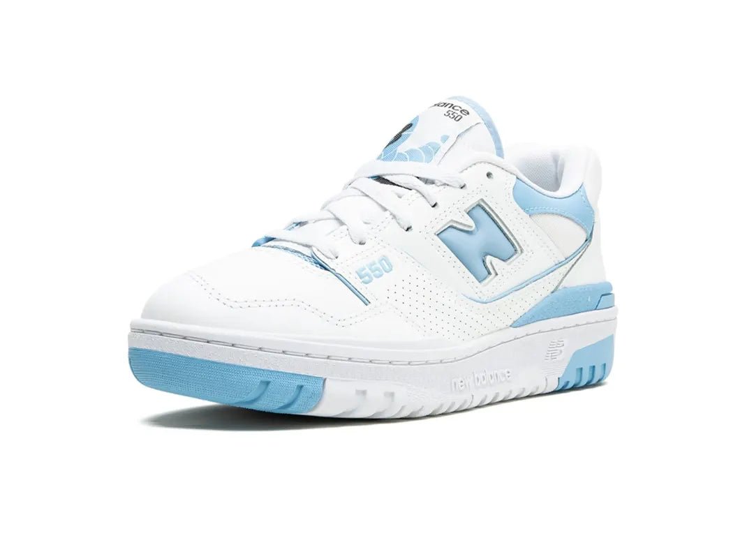 New Balance 550 UNC White Dusk Blue - PLUGSNEAKRS