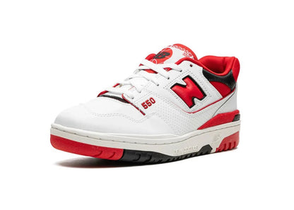 New Balance 550 White Red - PLUGSNEAKRS