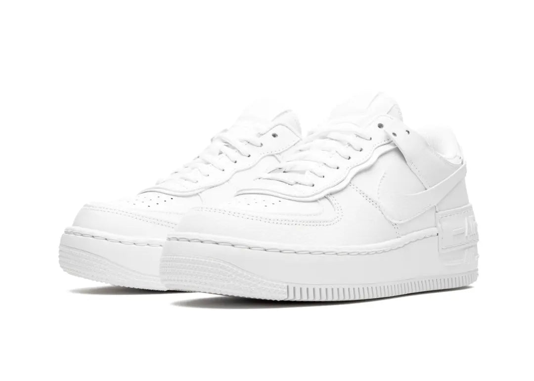 Nike Air Force 1 Low Shadow Triple White - PLUGSNEAKRS