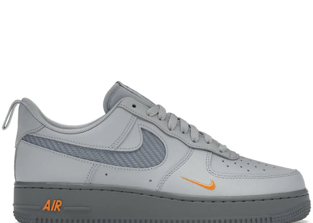 Nike Air Force 1 Low Wolf Grey Kumquat - PLUGSNEAKRS