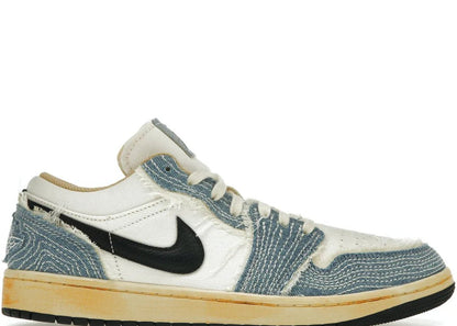 Nike Air Jordan 1 Low SE WRMK Sashiko Denim - PLUGSNEAKRS