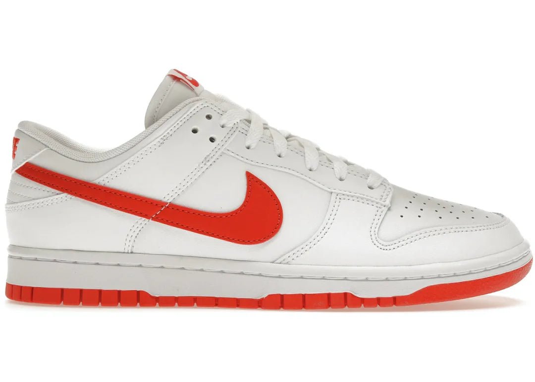 Nike Dunk Low Retro White Picante Red - PLUGSNEAKRS